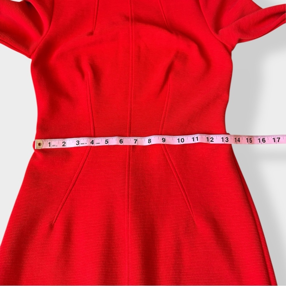 Boden Marissa Vibrant Red Midi Dress Power Red Sheath Holiday 6 Long Runs Small - Picture 14 of 14